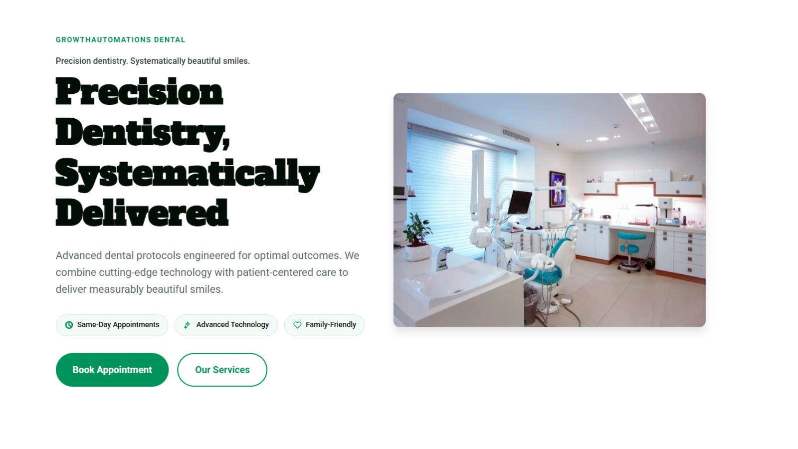 AstroJs Dentist Starter Template