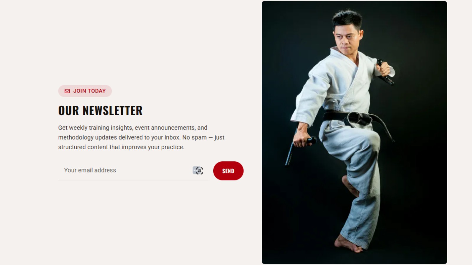 AstroJs Martialarts Template