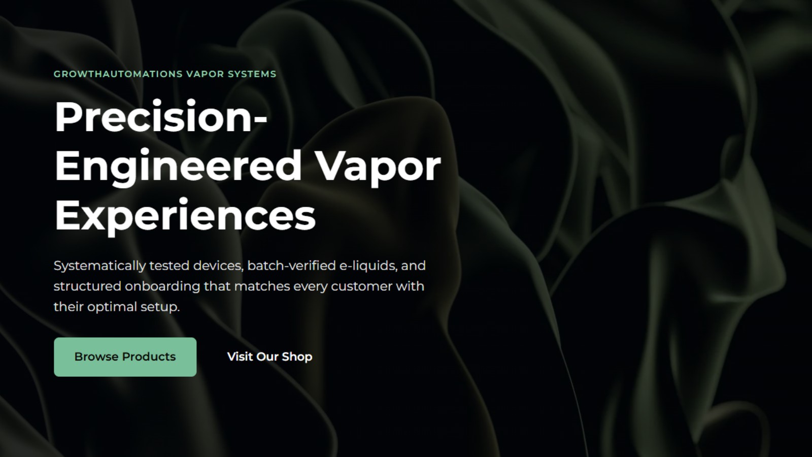 AstroJs Vape Template